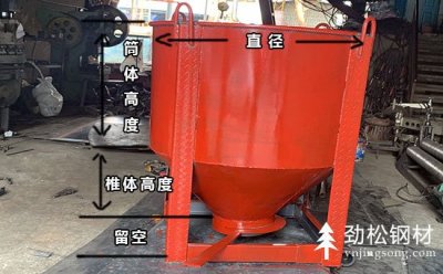 昆明<font color='red'>料斗</font>尺寸對(duì)照表