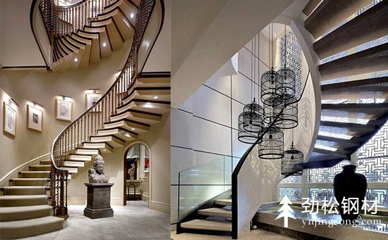 圓弧形樓梯制作方法，個(gè)性化圓弧樓梯