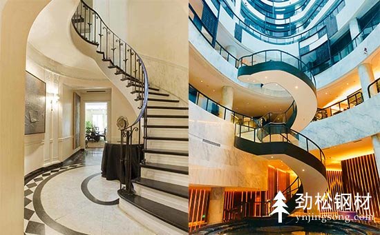 紅河弧形樓梯定制，鋼結(jié)構(gòu)弧形樓梯廠家